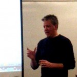 Tim Yow talking about something small